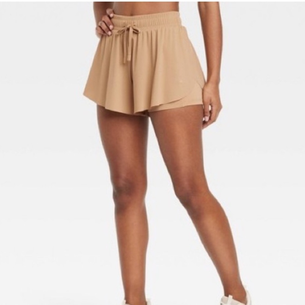 JoyLab Target Women's double layer Tan Shorts